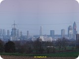 Frankfurter Skyline von Nordwesten gesehen
